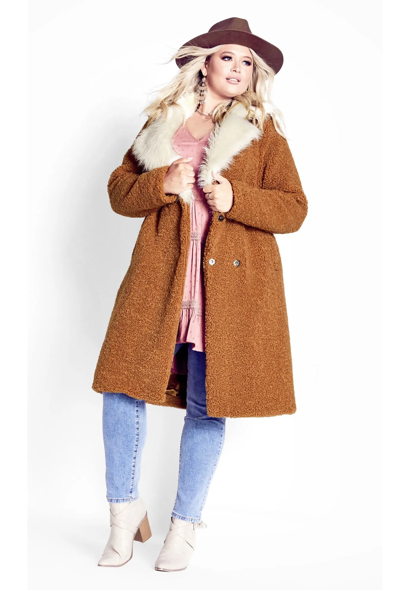 Teddy Faux Fur Jacket