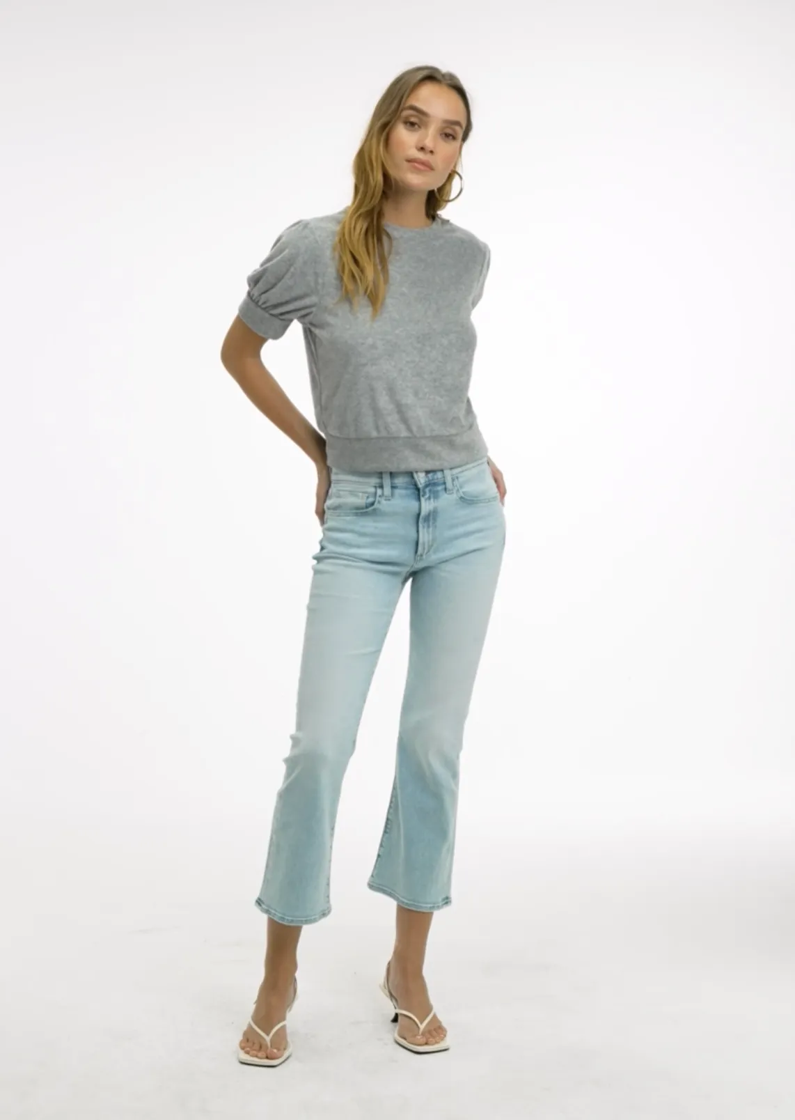 The Callie High Rise Cropped Bootcut - Vetri