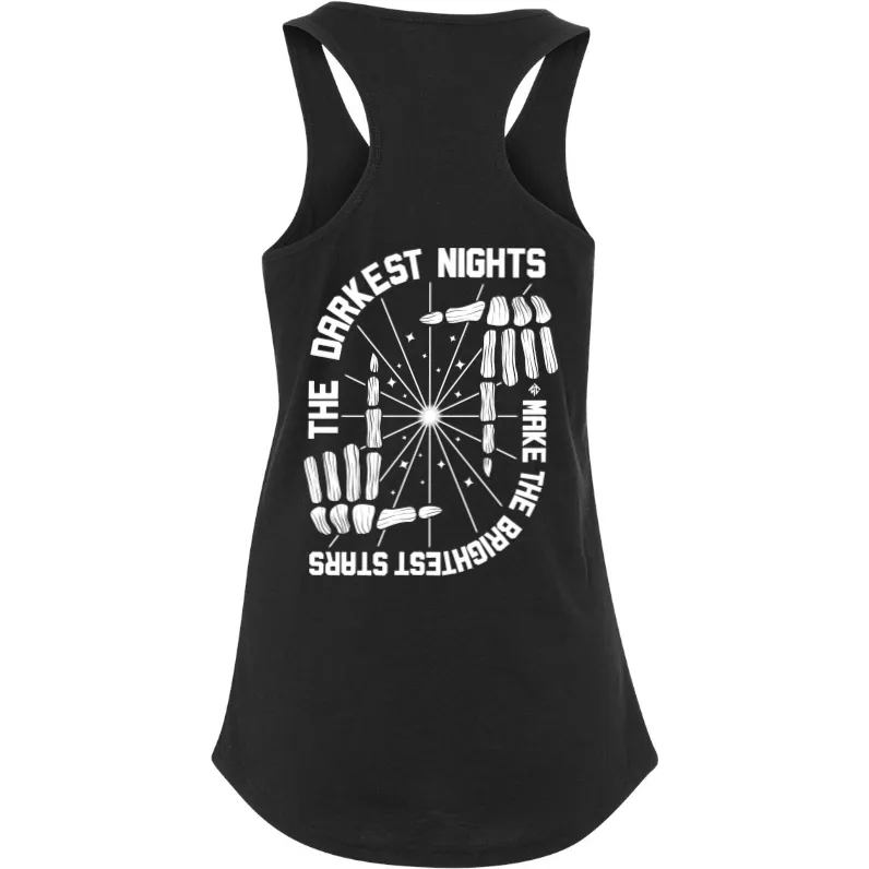 The Darkest Nights Women's Racerback Tank