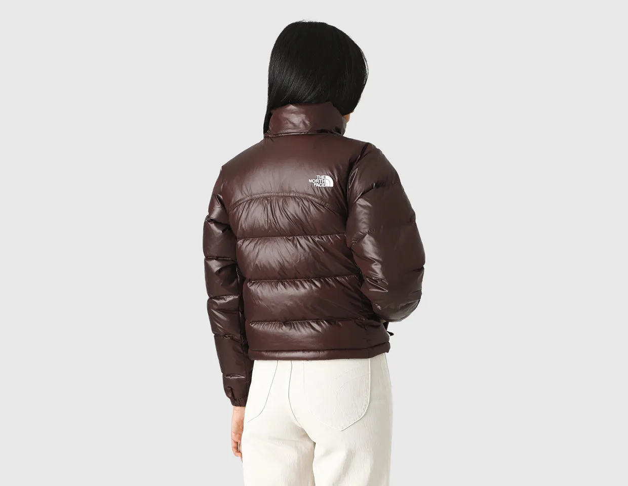 The North Face Women's 2000 Retro Nuptse Jacket / Coal Brown