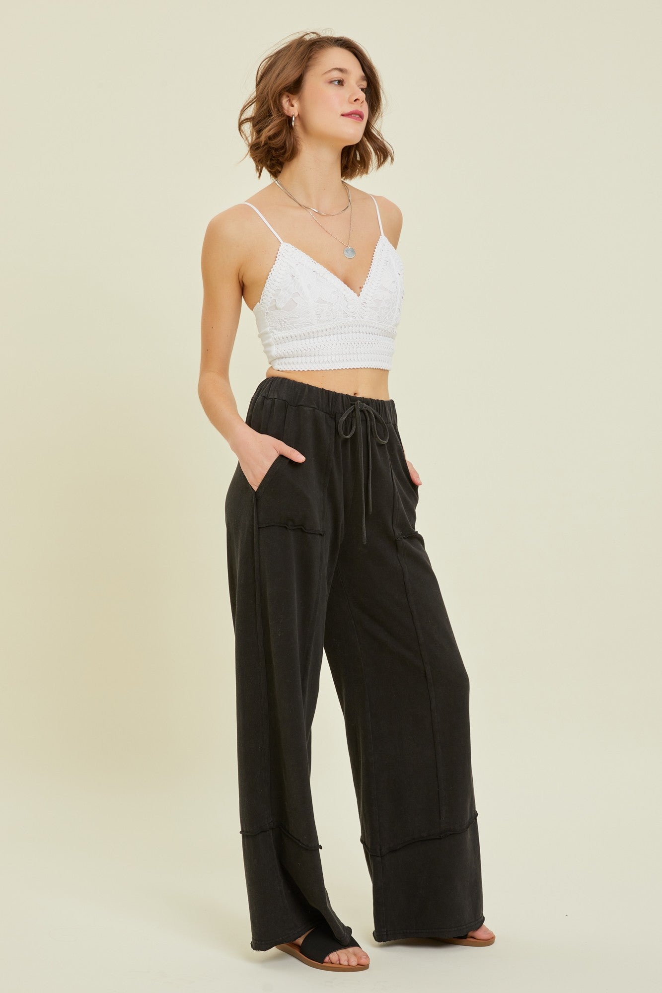 The Tabitha Knit Wide Leg Pants