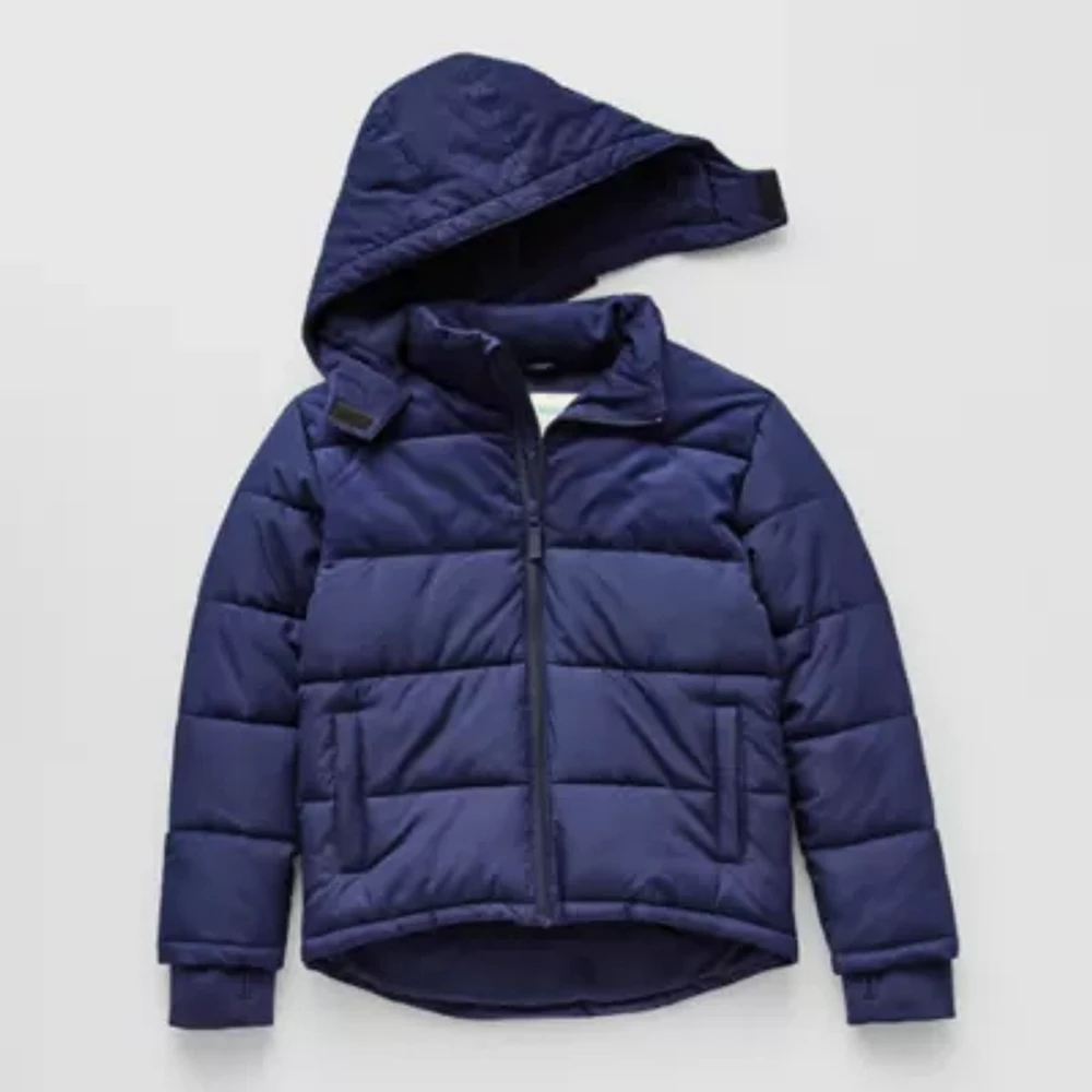 Thereabouts Little & Big Boys Water Resistant Heavyweight Puffer Jacket