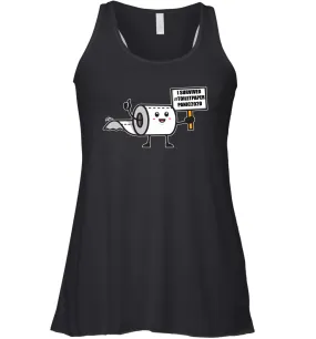 Toilet Paper Shortage Coronacation Racerback Tank