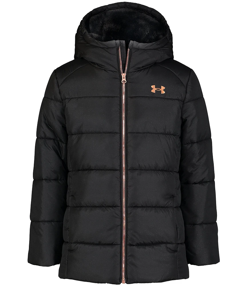 Under Armour Big Girls 7-16 Willow Long Sleeve Hooded Puffer Jacket