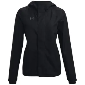 Under Armour Women's Black/Pitch Grey Stormproof Lined Rain Jacket