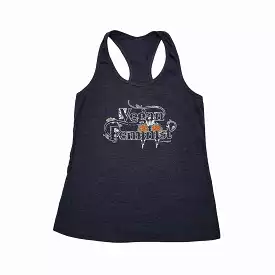 Vegan Feminist Dark Heather Racerback