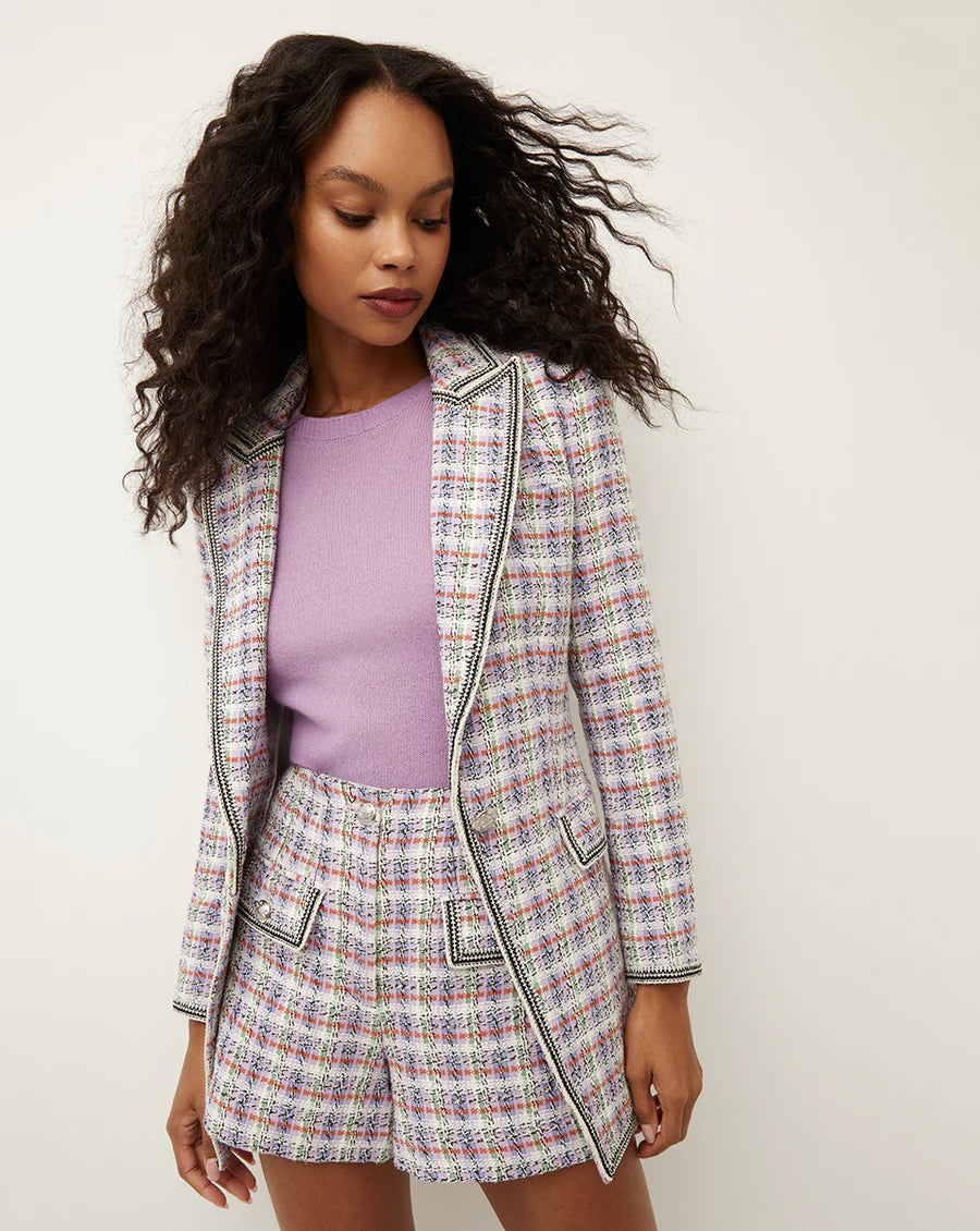 VERONICA BEARD Etney Tweed Dickey Jacket