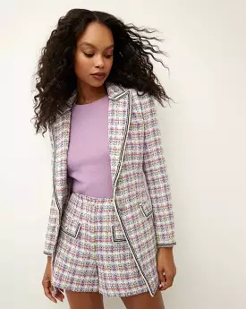 VERONICA BEARD Etney Tweed Dickey Jacket