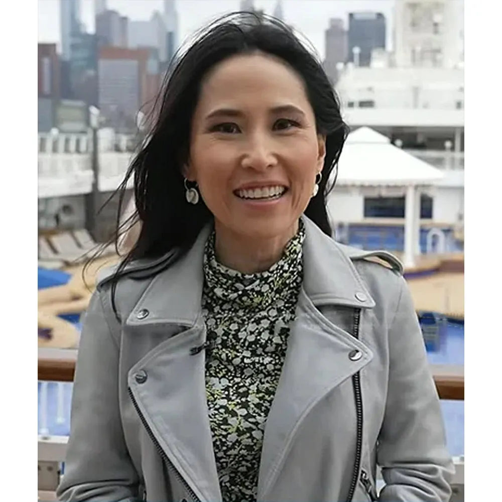 Vicky Nguyen The Today Show Leather Jacket