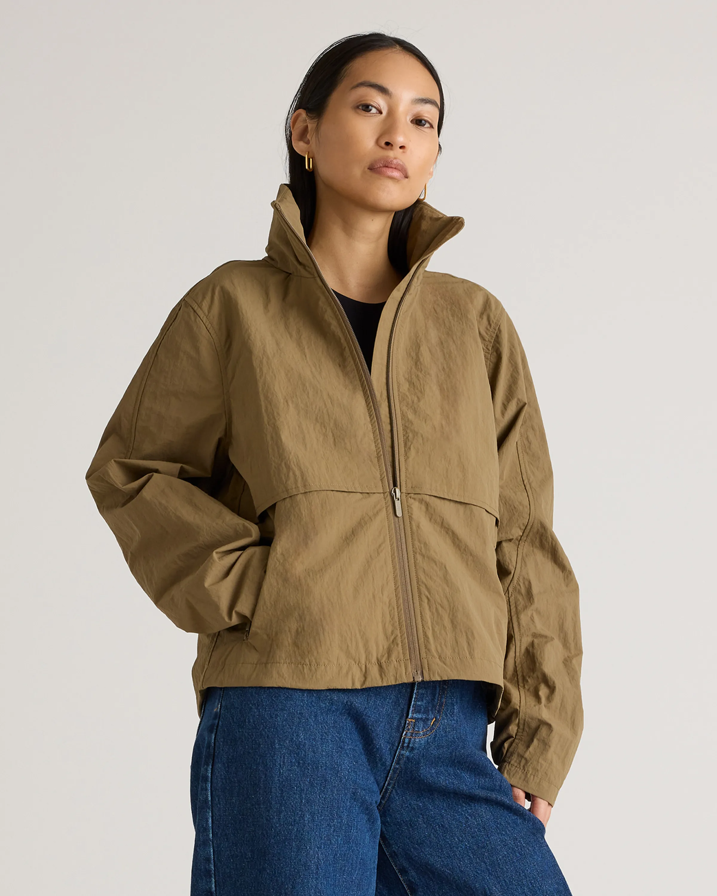 Water Repellant Windbreaker Jacket