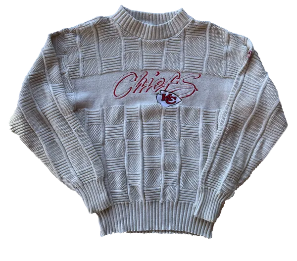 WESTSIDE STOREY VINTAGE | VINTAGE 90S KNIT CHIEFS SWEATER