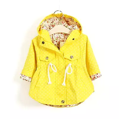 Windbreaker Flower Embroidery Hooded Jacket