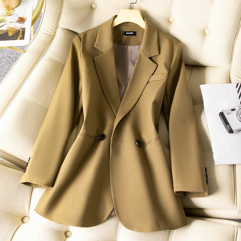 Women's Casual Small Suit Jacket with Back Slit