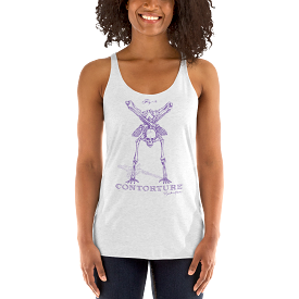 Women's Racerback Tank: BlackSabbathPurple