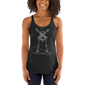 Women's Racerback Tank: Boney