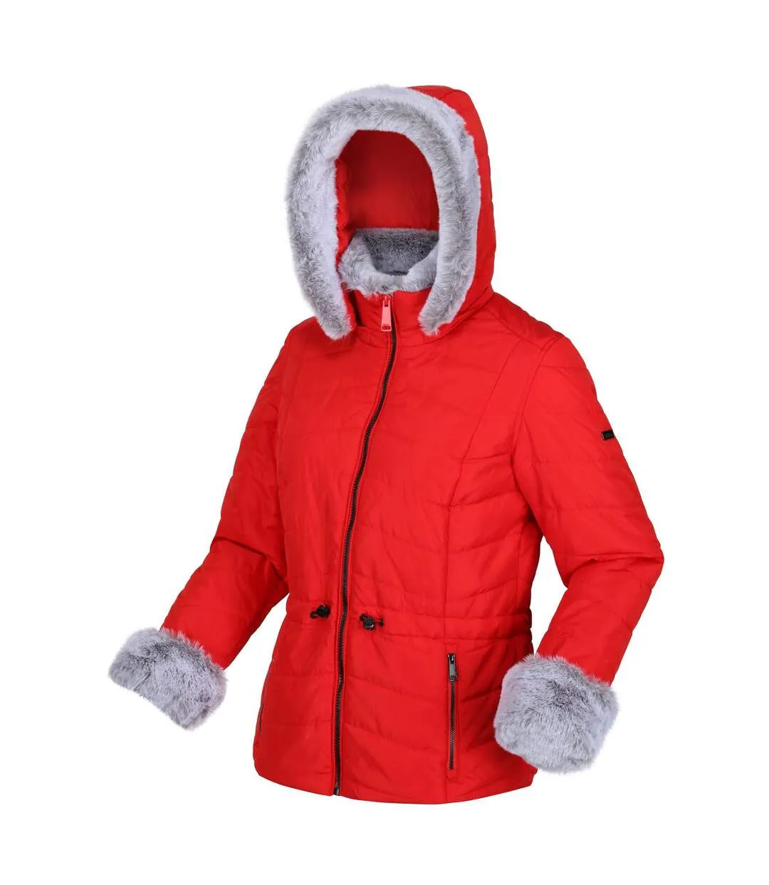 Womens/ladies willabella faux fur trim jacket code red Regatta